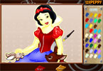 play Princess Snow White Online Coloring Page
