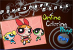 play Powerpuff Girls Online Coloring Page