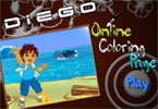 play Diego Online Coloring Page