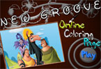 play New Groove Online Coloring Page
