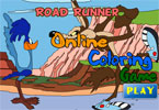 play Road Runner Online Coloring Page