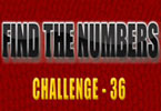 play Find The Numbers - 36