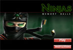 play Ninjas Memory Balls