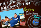 play Mayor Shelbourne Online Coloring Page