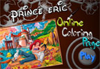 play Prince Eric Online Coloring Page