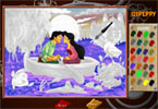 play Mermaid Online Coloring Page