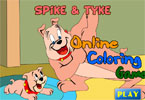 play Spike And Tyke Online Coloring