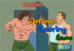 play Rambo Online Coloring