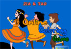 play Zia And Tao Online Coloring