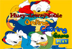 play Huey Dewey Louie Duck With Earth Online Coloring