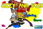 play Ozzy And Brix Online Coloring