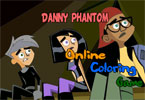 play Danny Phantom Online Coloring