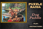 play Puzzle Mania Dog Paddle