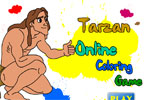 play Tarzan Online Coloring