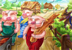 play Puzzle Mania Three Little Pigs