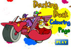 play Darking Duck Colouring Page
