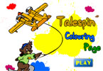 play Talespin Colouring Page