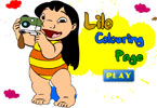 play Lilo Colouring Page