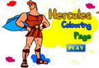 play Hercules Colouring Page