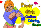 play Power Girls Online Coloring