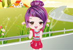 play Cute Autumn Girl Dress Up