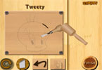 play Wood Carving Tweety