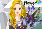 play Flower Store Girl Dress Up