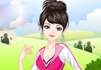 play The Lively Golf Girl Dress Up