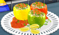 play Sara’S Cooking Class: Stuffed Peppers