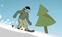 Downhill Snowboard