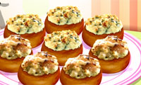 play Sara’S Cooking Class: Stuffed Mushrooms