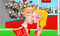 play Cheerleader First Kiss