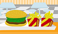 play Big Burger Server