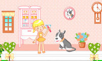 play Pink Doll House Makeover