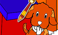 play Rosy Coloring: Dog House