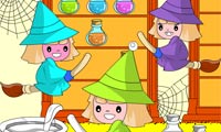 play Rosy Coloring: Witch Hideout