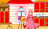 play Red Dollhouse Makeover