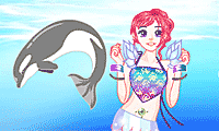 play Dolphin Swimming Dress Up