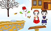 Winter Village Decoration