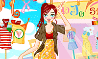 play Summer Shopping Dress Up