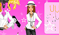 play Pink Star Dress Up 2