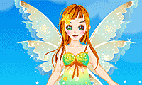 play Yellow Fairy Dress Up