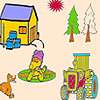 play Duck In The Farm Coloring