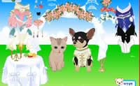 play Pet Wedding Dress Up