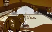 play Cow Curling