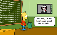 play Bart Simpson Saw