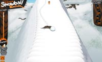 play X-Treme Snowball Slalom