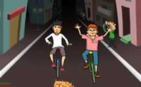 play Unicycle Relay