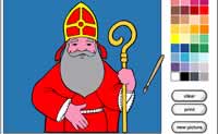 play Santa Claus Painting