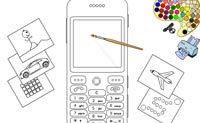 play Mobile Phone Colouring
